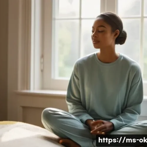 Home 33 행복한 일상을 위한 작은 변화 - **Prompt 1: Mindful Morning Serenity**
"A young adult, perhaps in their late 20s or early 30s, i...