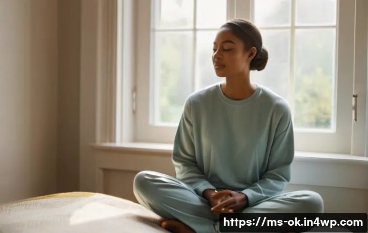 행복한 일상을 위한 작은 변화 - **Prompt 1: Mindful Morning Serenity**
"A young adult, perhaps in their late 20s or early 30s, i...